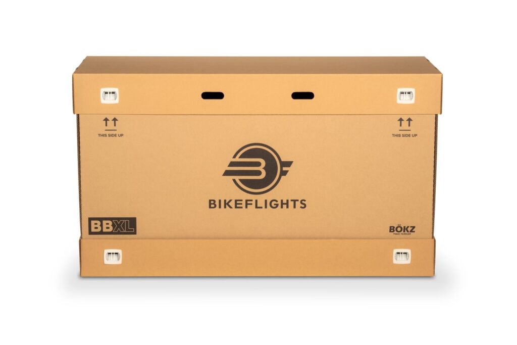 BikeFlights bicycle shipping carton
