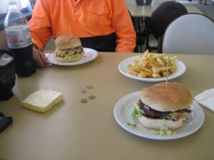 picture of lunch on dining table