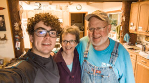 3 people posing for a picture